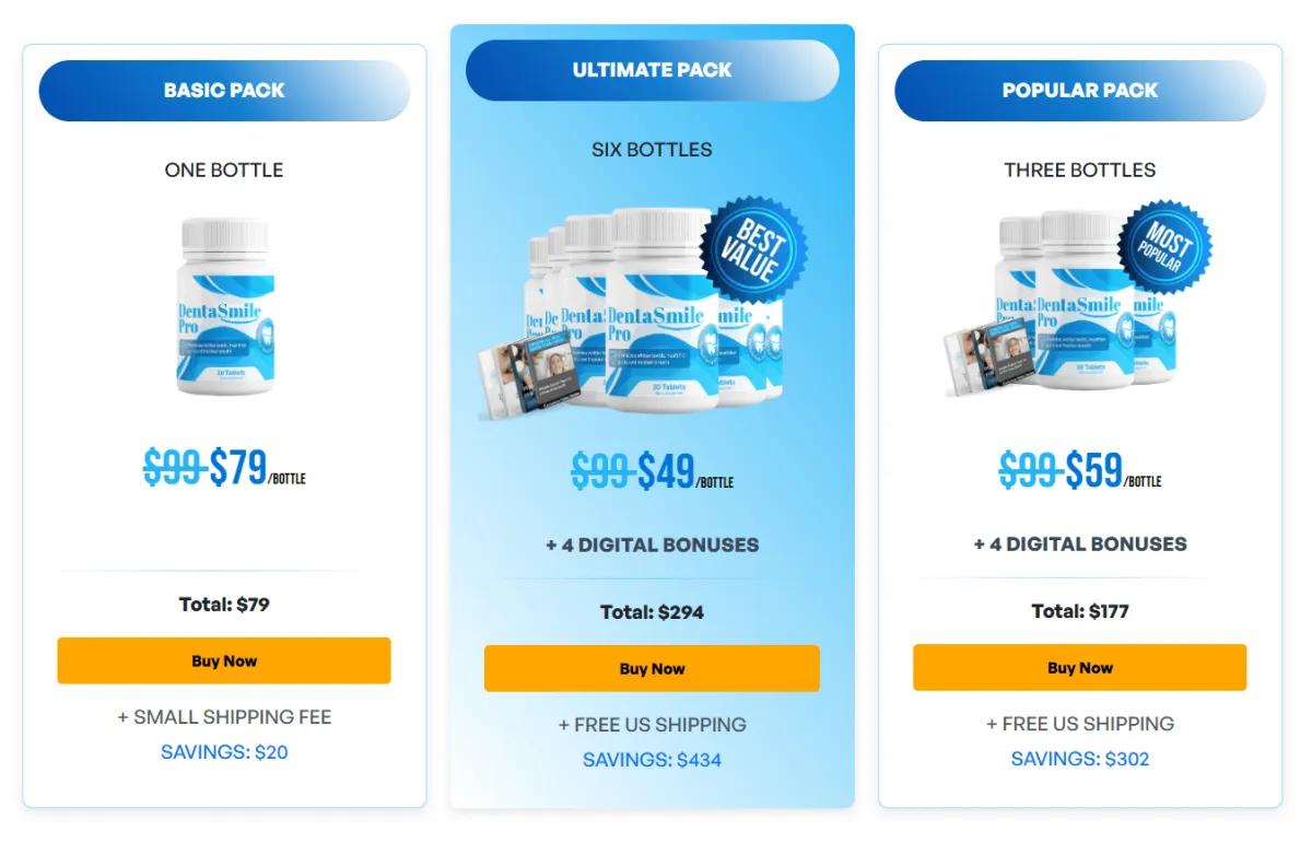Buy DentaSmile Pro 6 Bottles